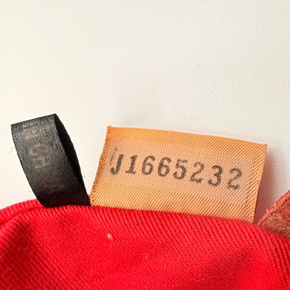 Rare Vintage Dooney & Bourke Zebra Red Trim Distressed Leather Safari Satchel - Picture 10 of 13